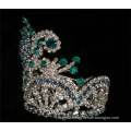 Full Round Peacock Blue Crown Scepter For Sale